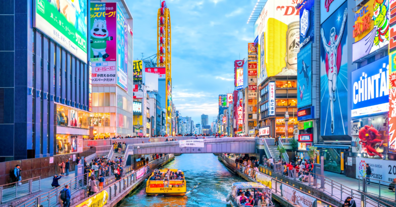 ที่เที่ยวญี่ปุ่น, ที่เที่ยว โอซาก้า, ย่านโดทงโบริ, โดทงโบริ โอซาก้า, Dotonbori รีวิว 