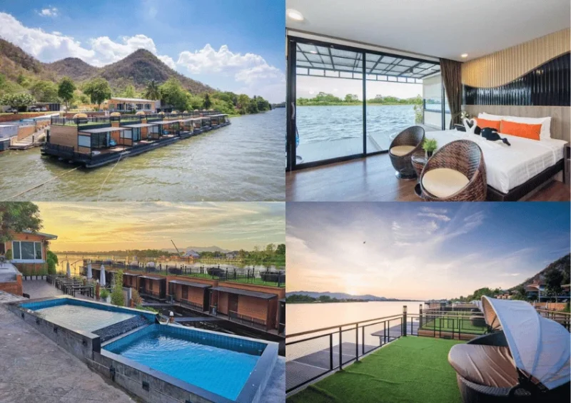 10 ที่พักกาญจนบุรี 2568 โรงแรมกาญจนบุรี ริมน้ำ [year] ที่พักริมแม่น้ำแคว บรรยากาศส่วนตัว