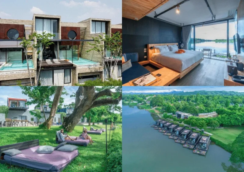 10 ที่พักกาญจนบุรี 2568 โรงแรมกาญจนบุรี ริมน้ำ [year] ที่พักริมแม่น้ำแคว บรรยากาศส่วนตัว