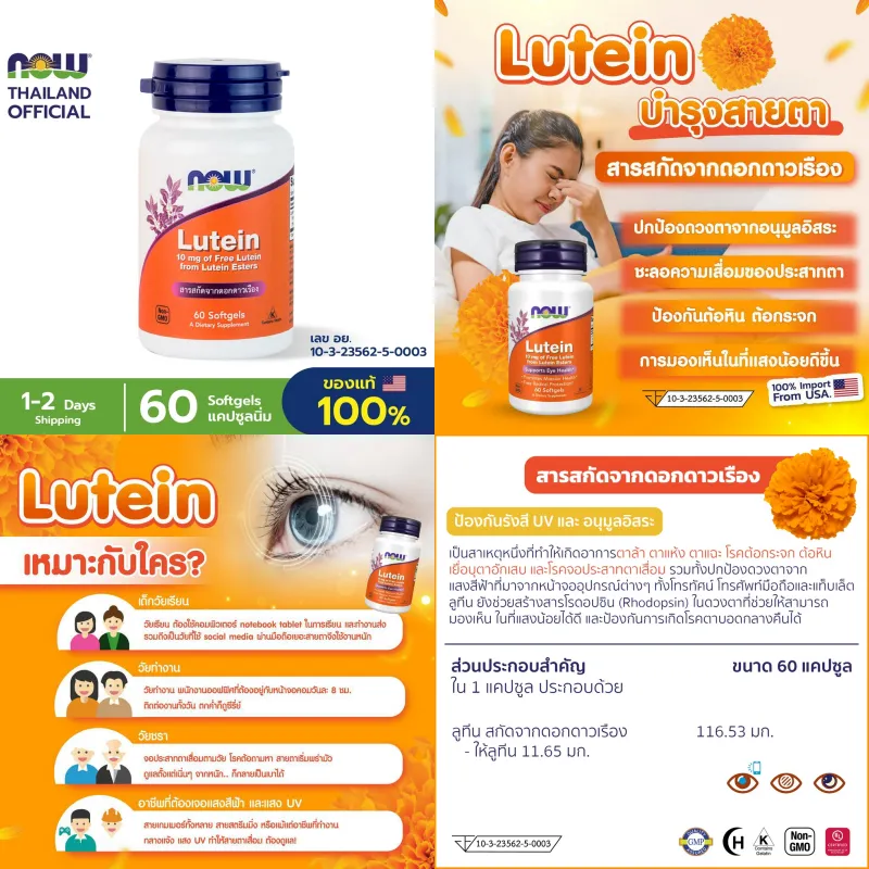 รีวิว 10 วิตามินบํารุงสายตา ยี่ห้อไหนดี 2566 ใช้สายตาเยอะ ตาแห้ง ตาล้า มองหน้าจอคอม มือถือนานๆ ต้องมีด่วน ตัวช่วยลับสู้แสงสีฟ้า - GoBuddy รีวิว 10 วิตามินบํารุงสายตา ยี่ห้อไหนดี 2566 ใช้สายตาเยอะ ตาแห้ง ตาล้า มองหน้าจอคอม มือถือนานๆ ต้องมีด่วน ตัวช่วยลับสู้แสงสีฟ้า - Gobuddy